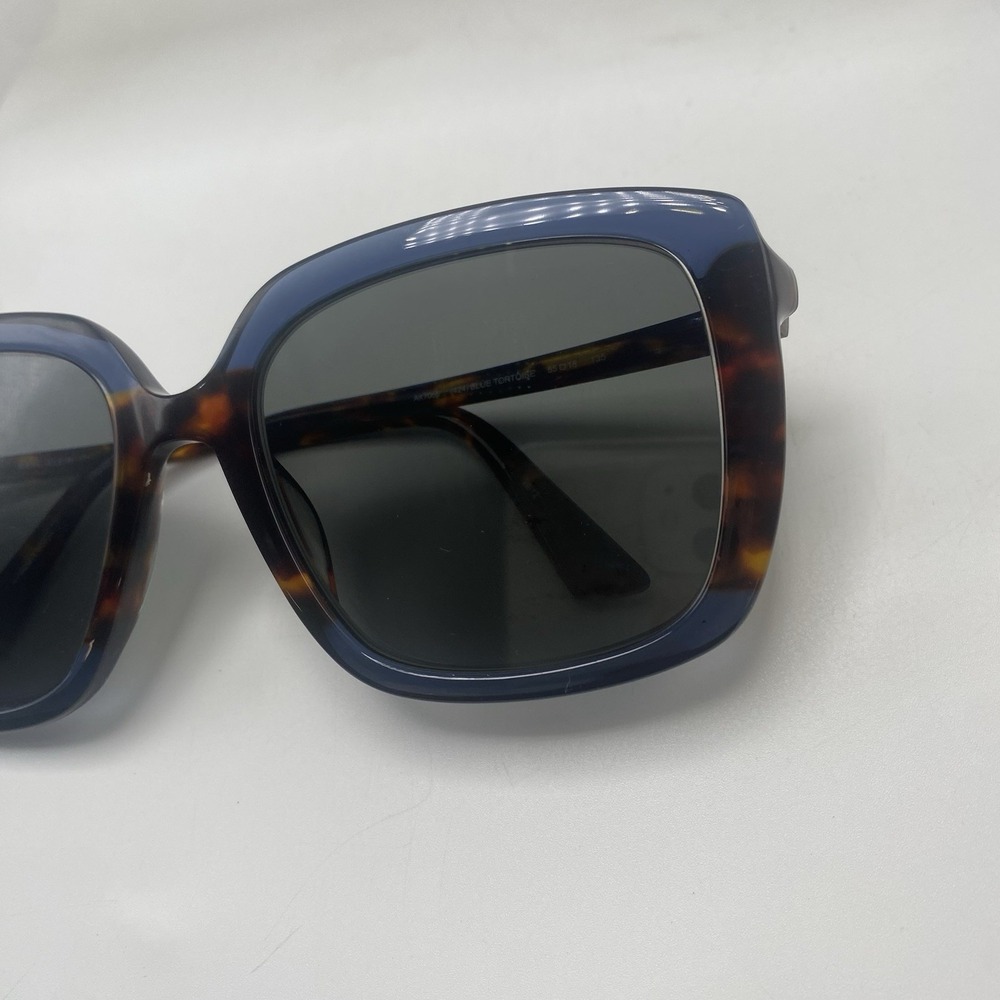 Anne Klein Sunglasses Women FRAME ONLY AK7066 55-18-135 Blue Tortoise 524 - Picture 4 of 16